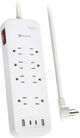 Ultralink Performance Surge Protector 8 AC Outlet + 4 USB-1