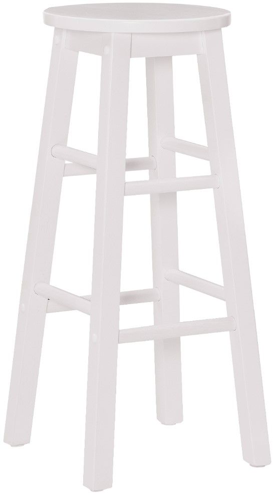 Linon Abby White Bar Stool-0