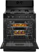 Whirlpool® 30" Black Free Standing Gas Range-3