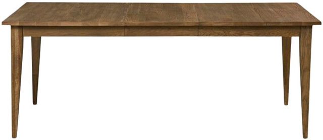 Bassett® Furniture Customizable BenchMade Louisa 60" Oak Rectangle Dining Table with Leaf-1