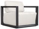 Uttermost® Remsen Java Black/Oyster Fabric/Metal Outdoor Lounge Chair-0
