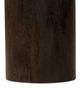 Moe's Home Collection Landon Beige Travertine Accent Table with Mango Wood Legs-2