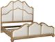 Pulaski™ Weston Hills Flax Seed Queen Upholstered Panel Bed-2