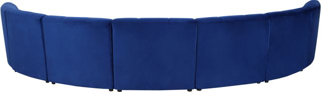 Meridian Furniture Limitless 7-Piece Navy Velvet Modular Sectional-3