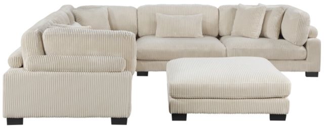 Homelegance® Traverse 6-Piece Beige Modular Sectional with Ottoman-2