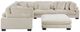 Homelegance® Traverse 6-Piece Beige Modular Sectional with Ottoman-2