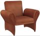 Coaster® Liana Rust Orange Upholstered Roll Arm Accent Chair-0