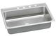 Elkay Lustertone® Classic Lustrous Satin Stainless Steel 31" x 22" x 5" 4-Hole Single Bowl Drop-in ADA Sink with Quick-Clip-0