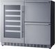Summit® 36" Stainless Steel Combination Beverage Center-3