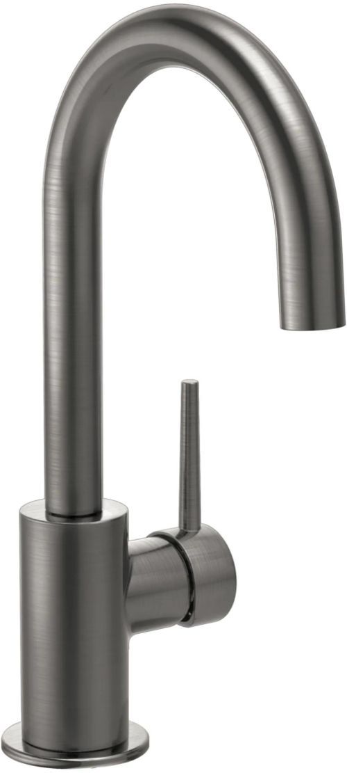 Delta Trinsic® Black Stainless True Bar Faucet with Limited Swivel-0