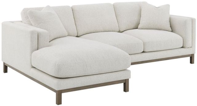 Coaster® Geneva 2-Piece Sand Left Arm Facing Sectional and Chaise-0