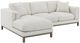 Coaster® Geneva 2-Piece Sand Left Arm Facing Sectional and Chaise-0