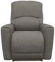 La-Z-Boy® Cassian Charcoal Power Rocking Recliner with Headrest and Lumbar-1