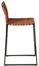 Porter International Designs Veracruz Black/Brown Bar Chair-2