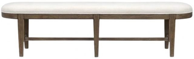 Magnussen Home® Westbourne Dark Umber/Milo Ivory Bench-2