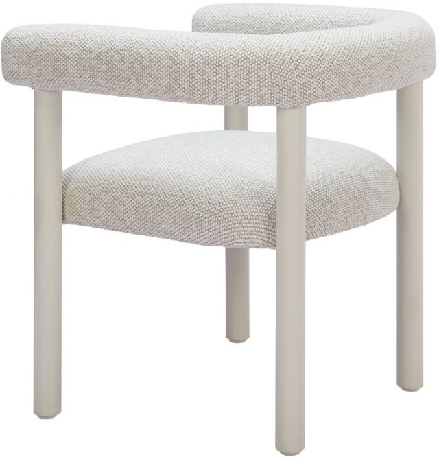 Zuo® Modern Sunbath 2-Piece Gray/White Aluminum Outdoor Dining Arm Chair Set-3