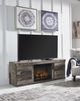 Signature Design by Ashley® Derekson Multi Gray TV Stand with Electric Fireplace-5