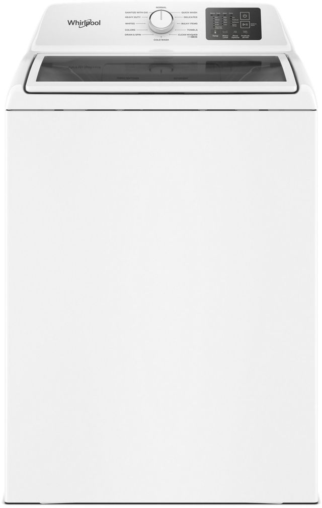 Whirlpool® White Top Load Washer & Gas Dryer Laundry Pair-1