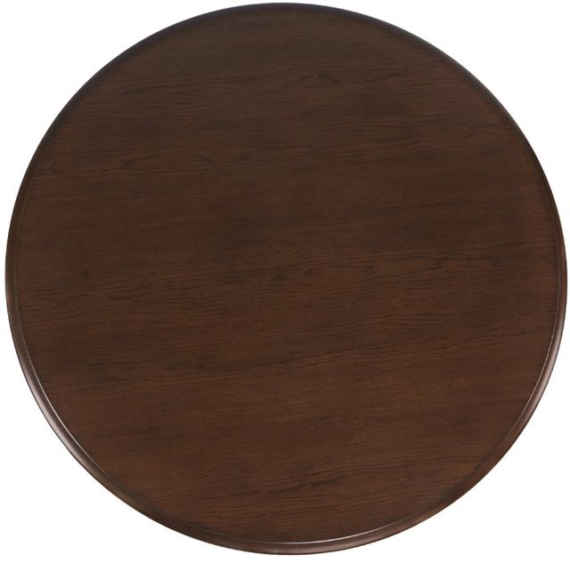 Jofran Inc. Bristol 5-Piece Brown Pedestal Dining Table Set-3