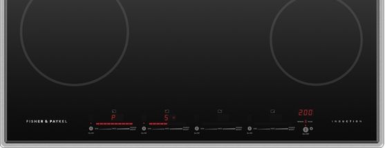 Fisher & Paykel Series 9 Professional 30" Black Glass Induction Cooktop-1
