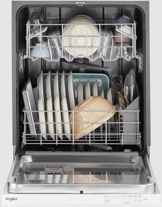 Whirlpool® 24" White Built In Dishwasher -2