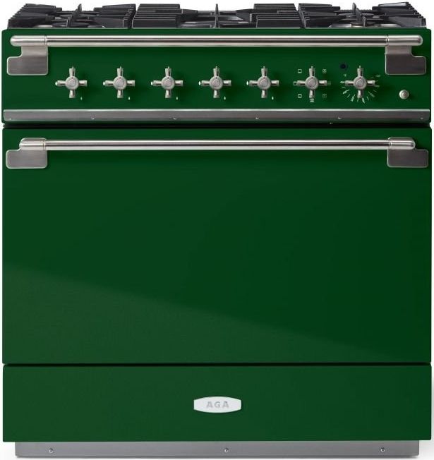 AGA™ Elise 36" Cornwall Green Pro Style Dual Fuel Range-0