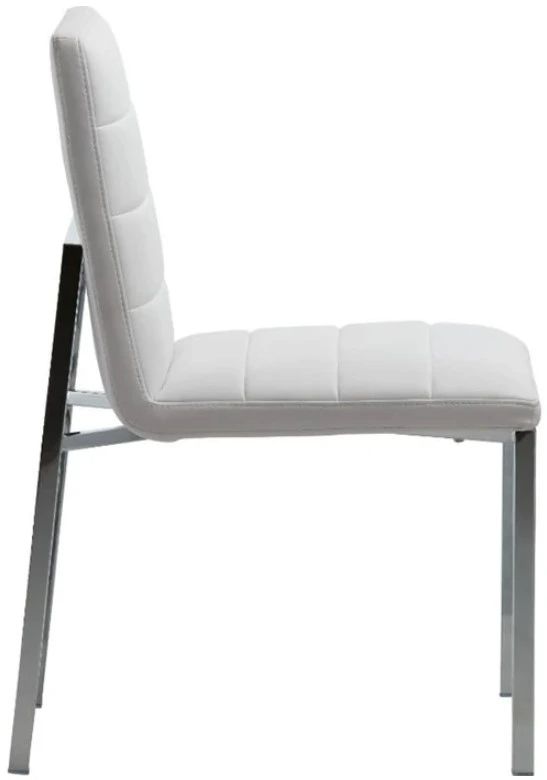 Modus Furniture Amalfi White Upholstered Dining Side Chair-3
