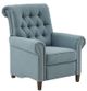 Olliix by Madison Park Aidan Blue Push Back Recliner-0