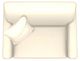 La-Z-Boy® Amanda Cotton Premier Comfort™ Twin Sleep Sofa-3