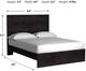 Signature Design by Ashley® Belachime Charcoal Queen Panel Bed-4