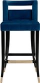 TOV Furniture Hart Navy Velvet Counter Stool-1