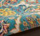 Nourison Home™ Allur Turquoise Ivory 5'x7' Area Rug-3