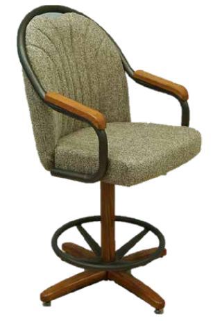 Allwood Furniture Group #98 Oatmeal Tilt/Swivel Bar Stool-0