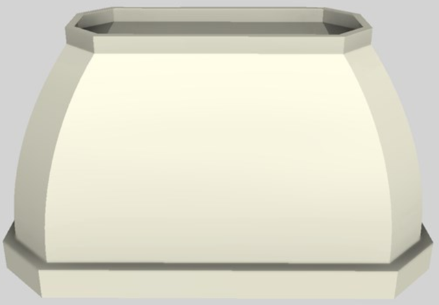 Vent-A-Hood® Designer Series 54" Biscuit Island Range Hood-0