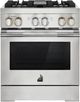 JennAir® RISE™ 30" Stainless Steel Pro Style Dual Fuel Range-0