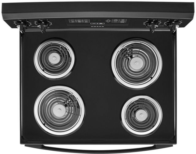 Amana® 30" Black Freestanding Electric Range-4