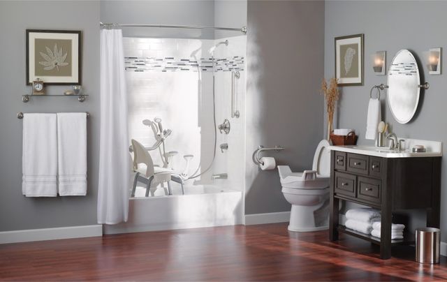 Moen® Moen Home Care Brushed Nickel 24" Designer Grab Bar-1