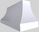Vent-A-Hood® Designer Series 66" White Wall Mounted Range Hood-4