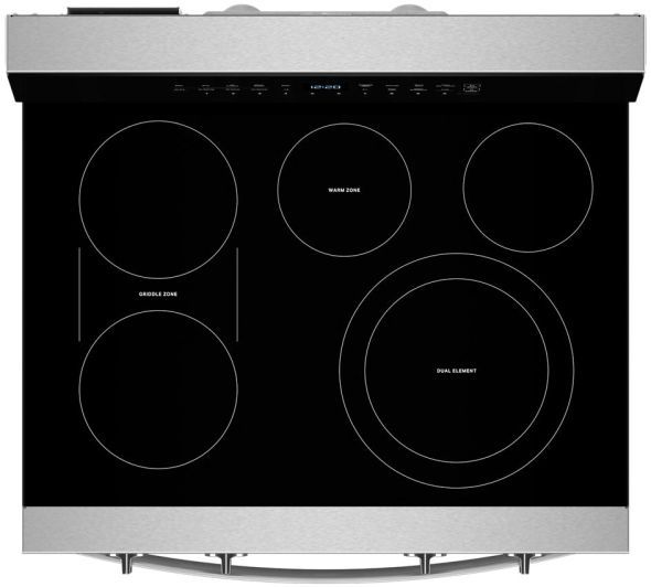 Whirlpool® 30" Fingerprint Resistant Stainless Steel Freestanding Electric Range -1