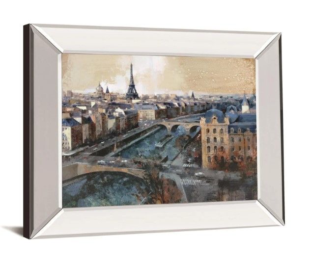 Classy Art Ciel De Paris by Bofarull, M. Mirrored Frame Wall Art-1