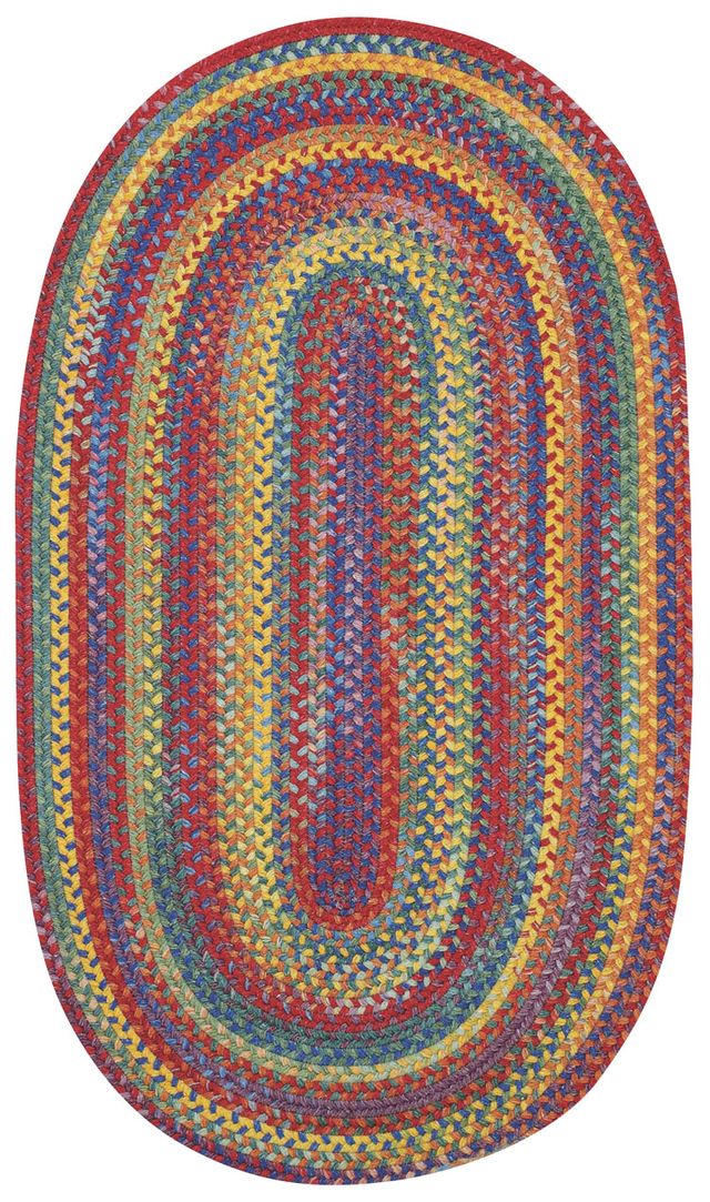 Capel Rugs American Legacy Primary Multi 8" x 28" Oval Stair Tred Rug