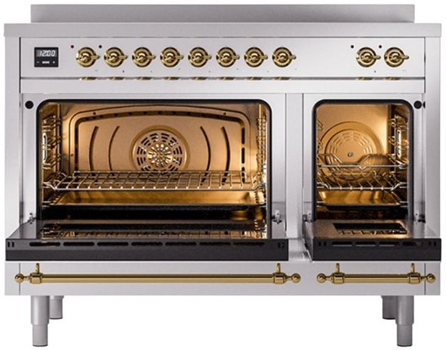 Ilve® Nostalgie II Series 48" Custom RAL Color Pro Style Induction Range-1
