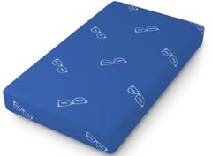 Rize Home 7.5" Hybrid Firm Smooth Top Twin Youth Blue Mattress in a Box
