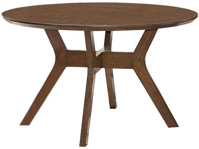 Mazin Furniture Edam Light Oak Round Dining Table-0