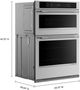KitchenAid® 30" PrintShield™ Stainless Steel Oven/Micro Combo Electric Wall Oven with Air Fry mode -4