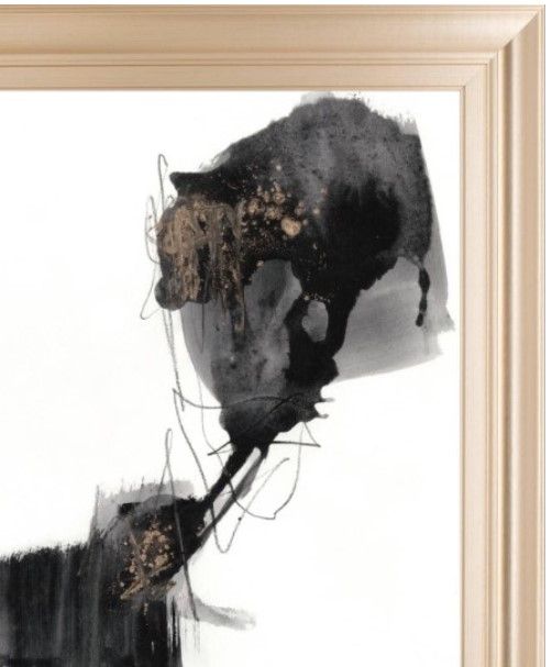 Classy Living Jennifer Goldberger Ebony Step I 22" Wall Art-1