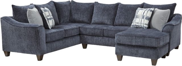 American Wholesale Furniture 2-Piece Captivate Lapis Sectional-0
