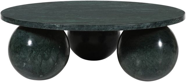 Meridian Furniture Spherical Green Marble Coffee Table-1