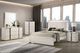 Furniture of America® Horten White Wash Queen Panel Bed-1