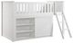 Homelegance® Galen White Twin Low Loft Bunk Youth Bed with Dresser-4